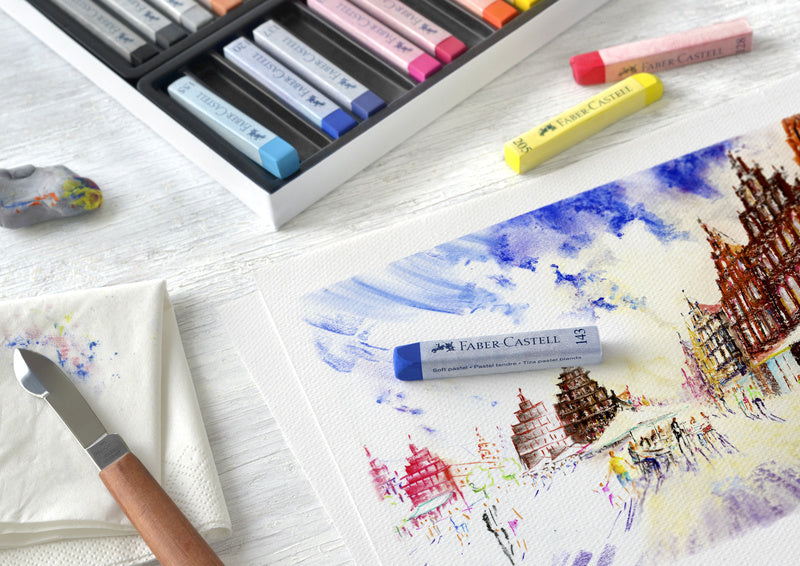 Faber Castell - Faber Castell fc-128336 pastelkrijt creative studio softpastel 36 delig etui