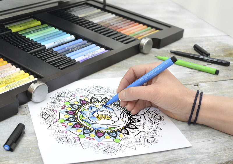 Faber-Castell - Faber-Castell Faber castell fc-167699 tekenstift pitt artist pen big brush 199 zwart