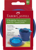 Faber-Castell - Faber-Castell Faber castell fc-181510 watercup clic&go blauw