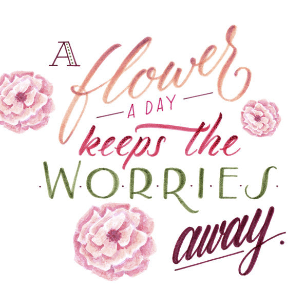 Faber-Castell - Faber-Castell tekenstift - pitt artist pen - handlettering set - a flower - 8-delig - fc-267124