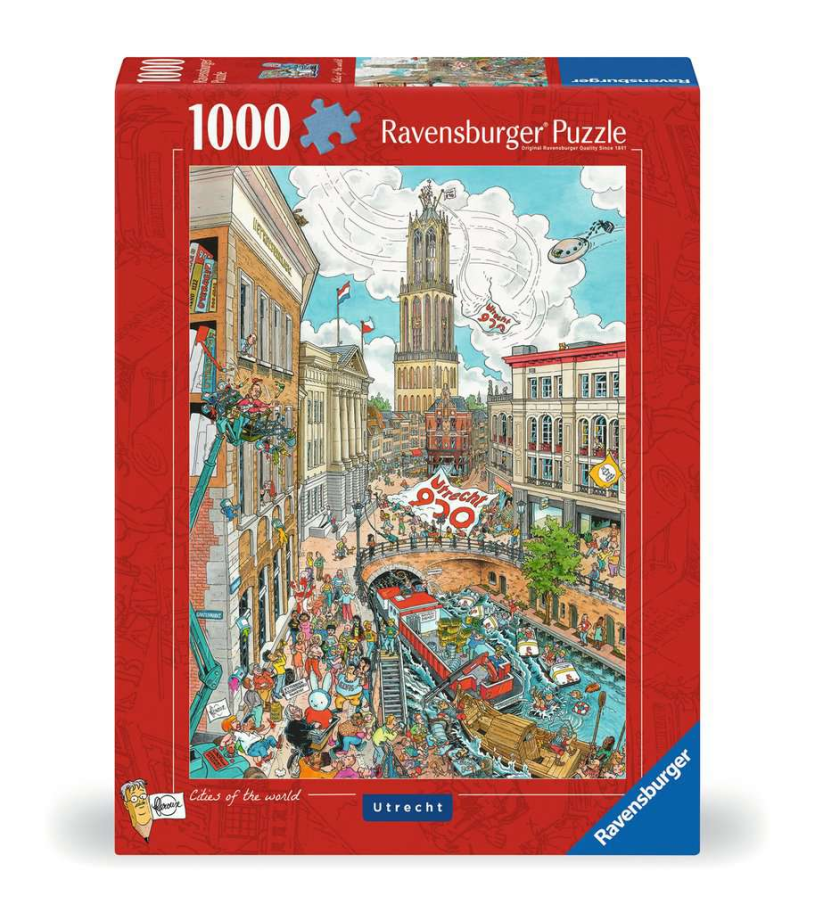 Ravensburger legpuzzel fleroux utrecht, 1000st.