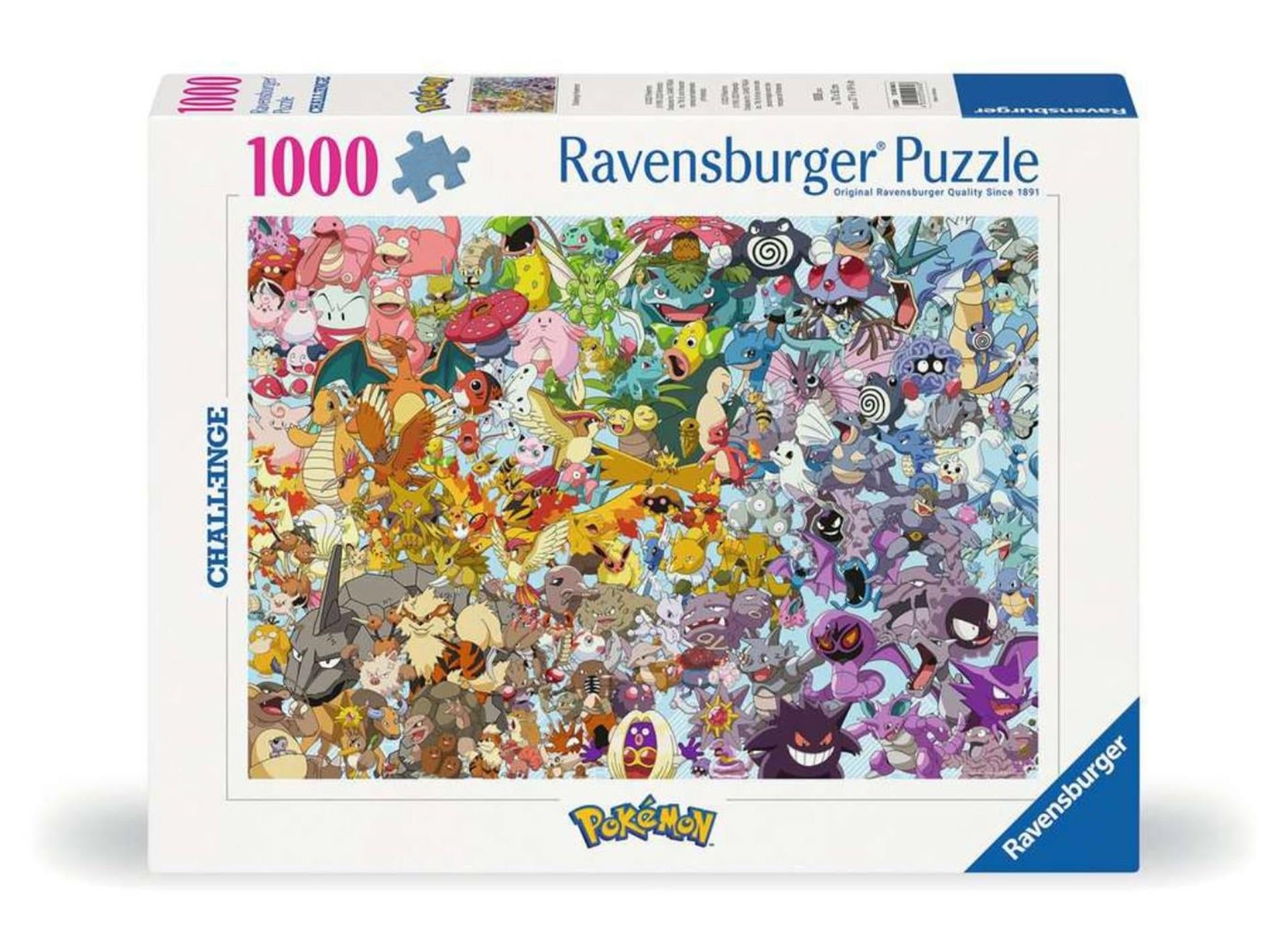 Ravensburger - pokémon puzzel 1000pcs
