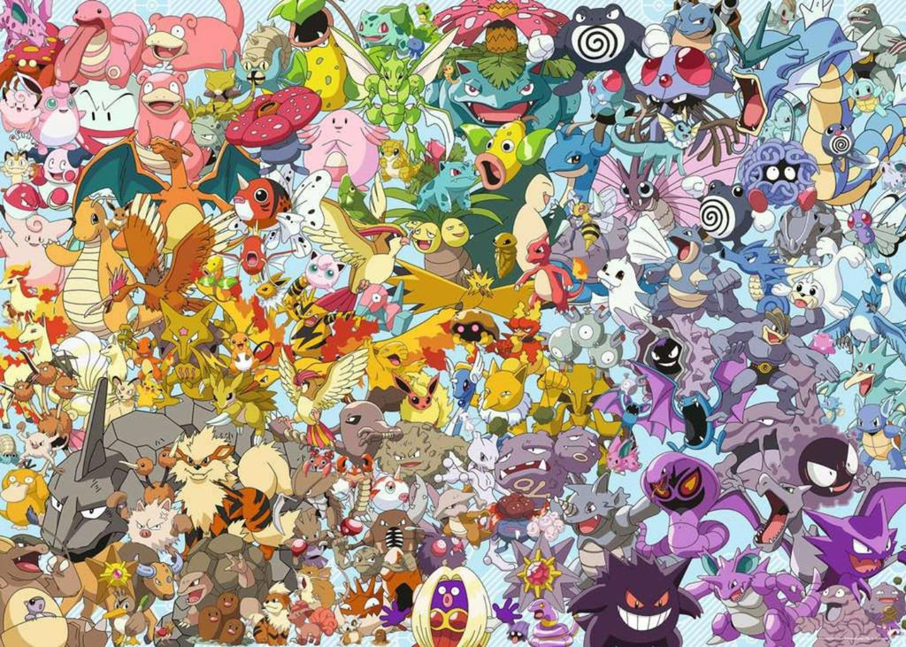 Ravensburger - pokémon puzzel 1000pcs