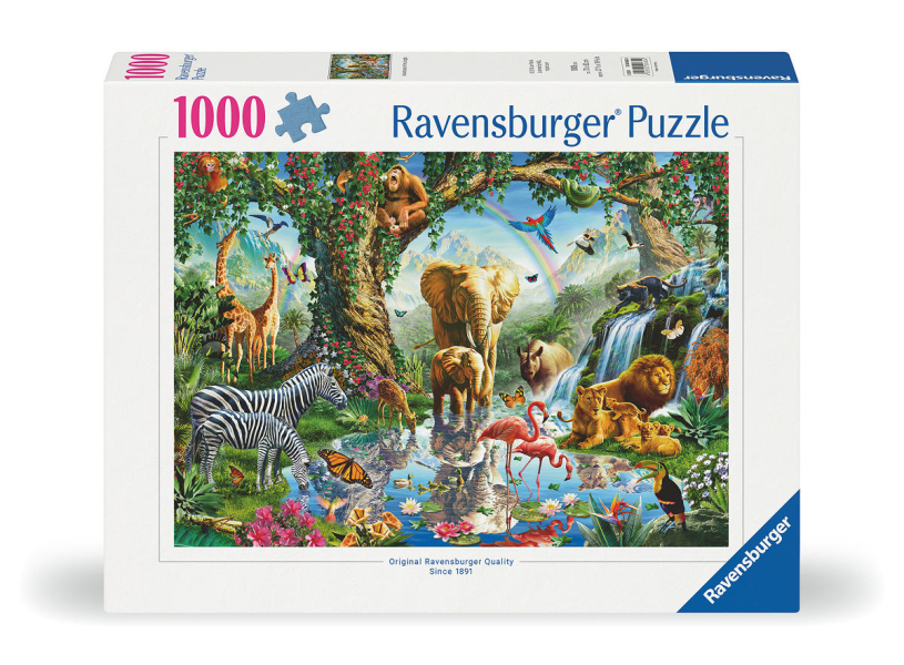 Ravensburger legpuzzel avonturen in de jungle, 1000st.