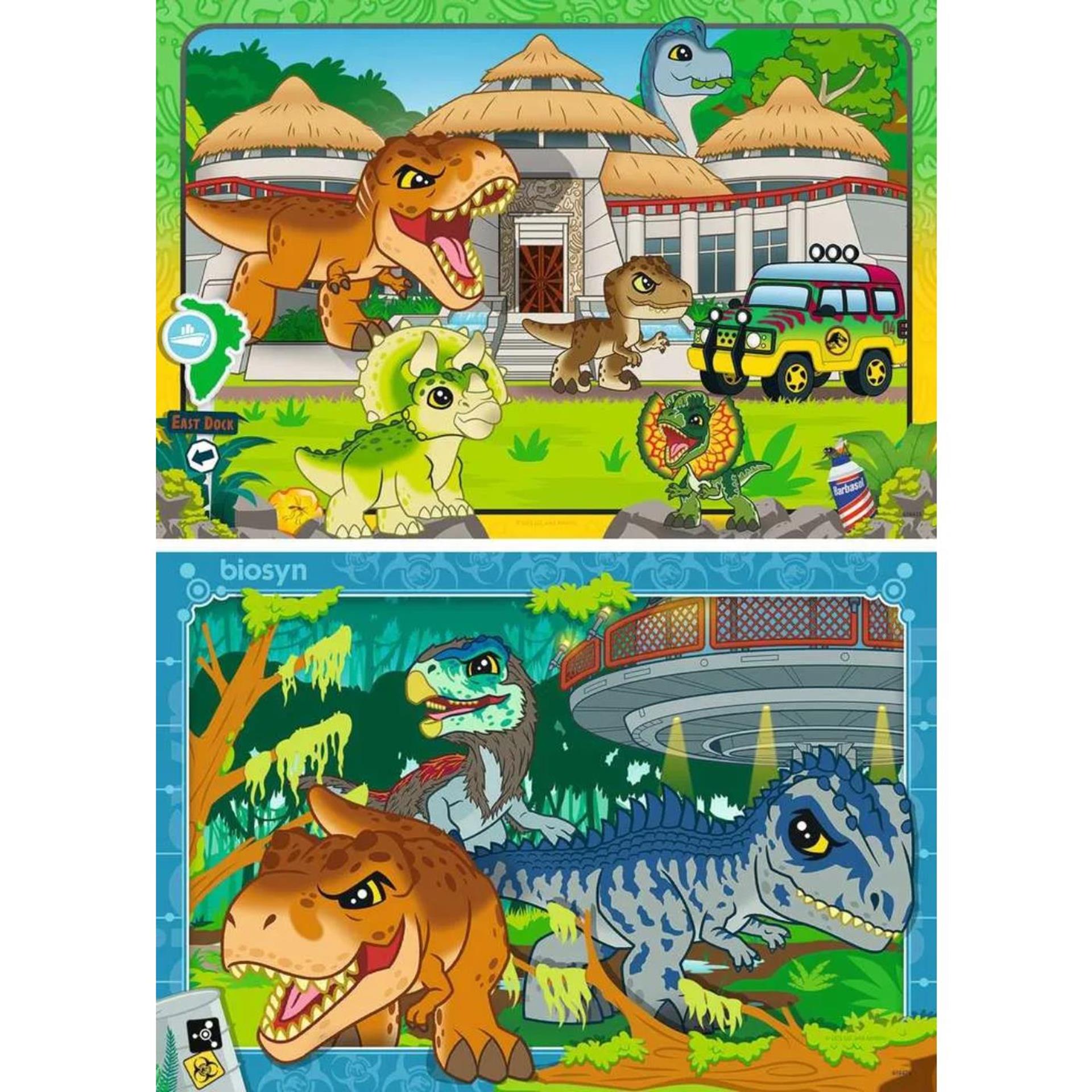 Ravensburger - legpuzzel jurassic world explorers 2x24 stuks