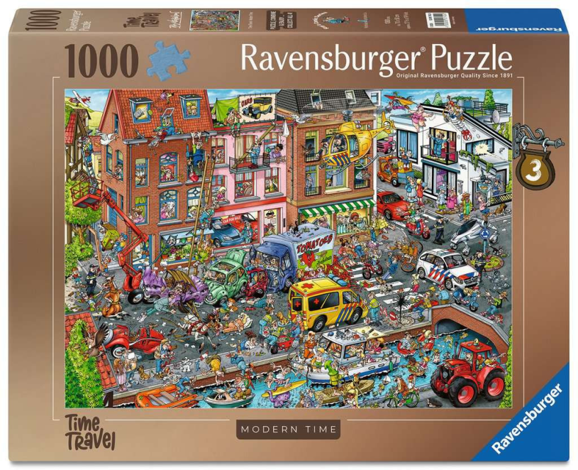 Ravensburger ray's comic series - time travel 3 - modern time - 1000 stukjes legpuzzel