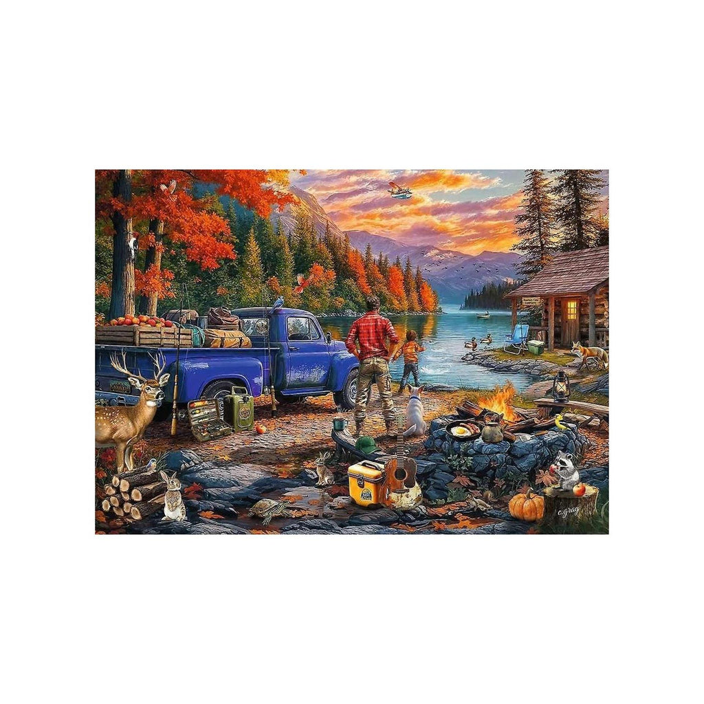 Ravensburger – sunset lake – legpuzzel – 300 stukjes