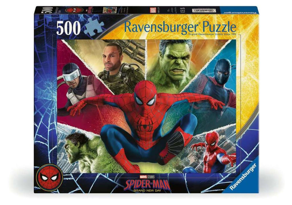Ravensburger - – spider-man brand new day movie – legpuzzel – 500 stukjes