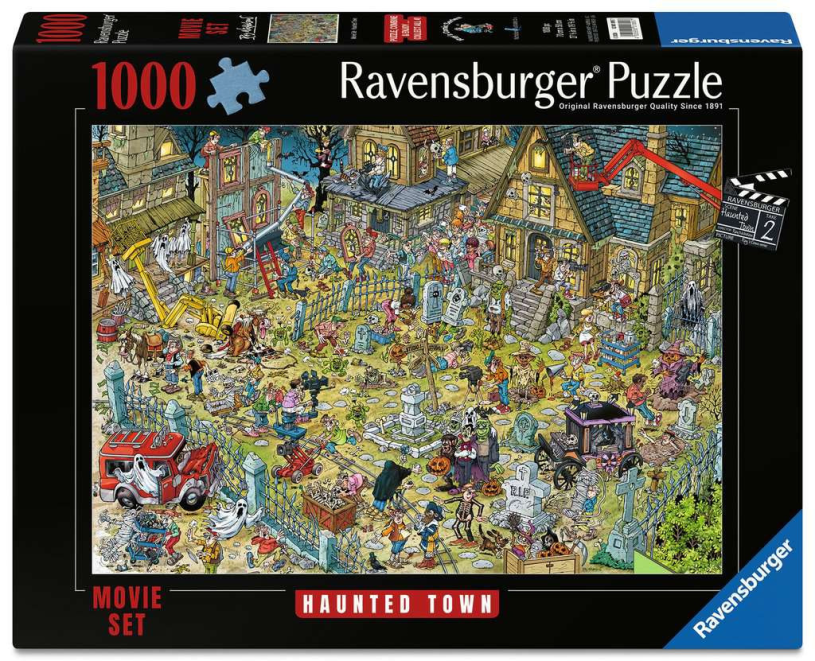 Ravensburger – movie set 2: haunted house – legpuzzel – 1000 stukjes