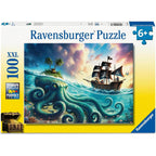 Ravensburger – de schat van de kraken – kinderpuzzel – 100 xxl stukjes