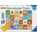 Ravensburger - puzzel pokã©mon 100 xxl stukjes
