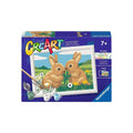 Ravensburger - – creart: bunny friends – schilderen op nummer