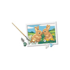 Ravensburger - – creart: bunny friends – schilderen op nummer