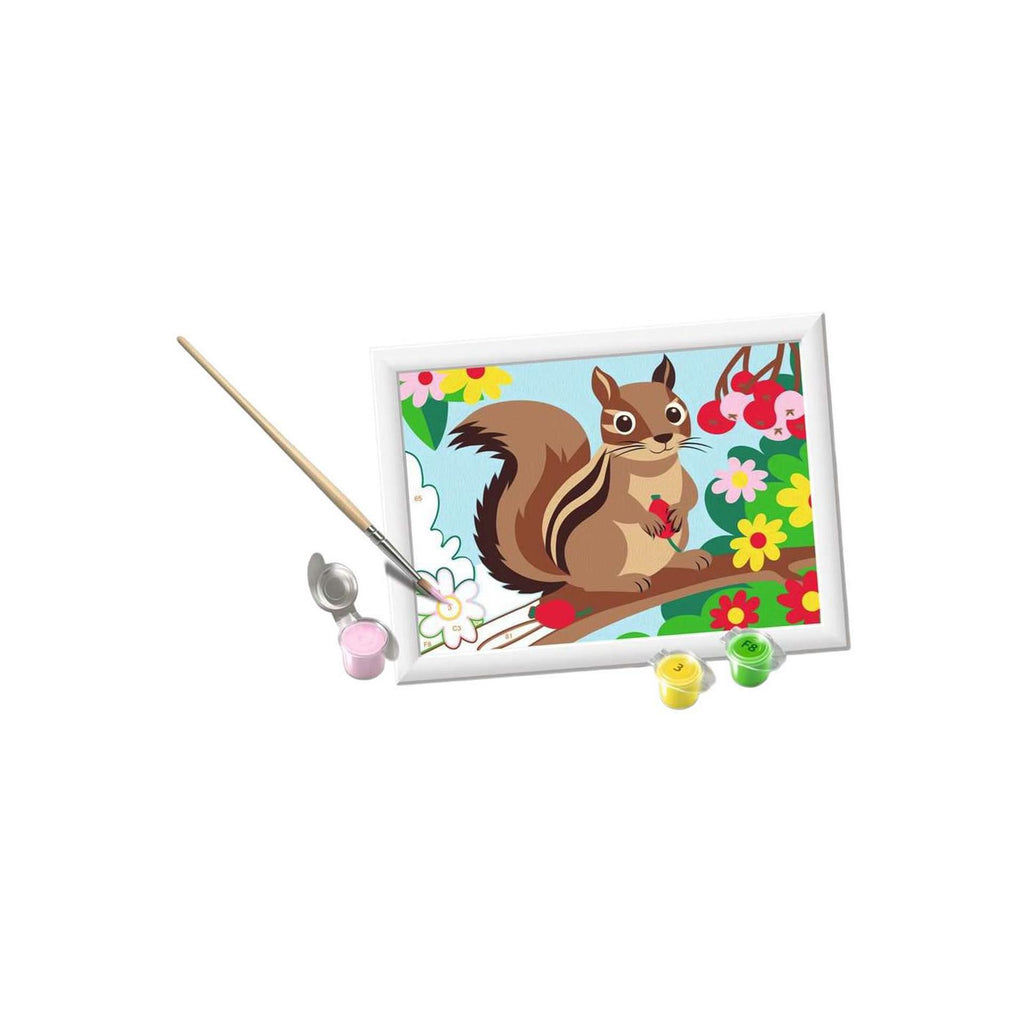 Ravensburger - – creart: chipmunk – schilderen op nummer