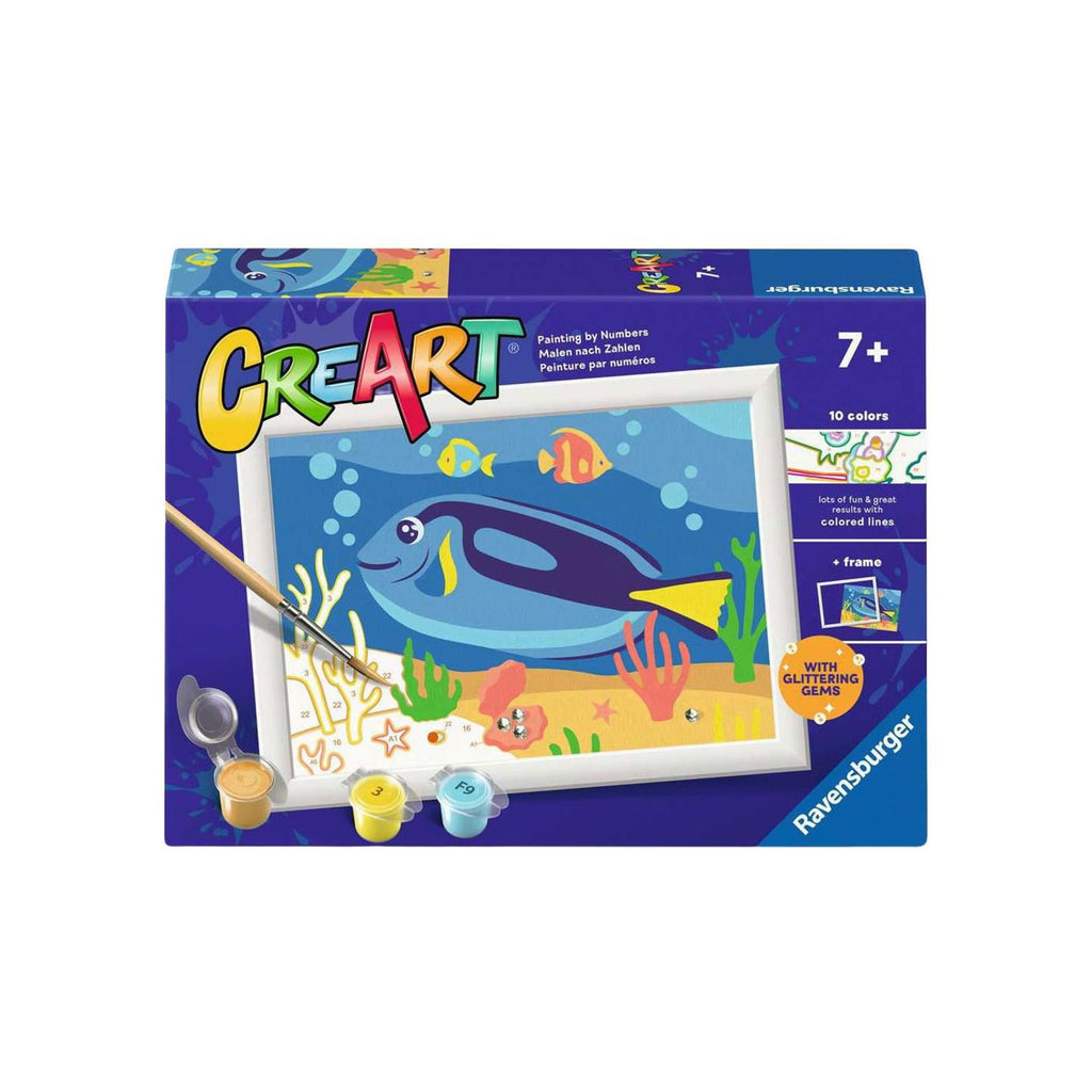 Ravensburger - – creart: dorie fish – schilderen op nummer