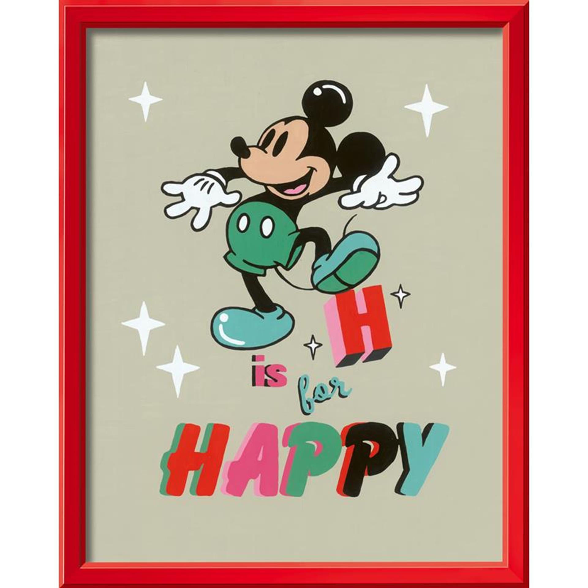 Ravensburger creart schilderen op nummer - h is for happy mickey mouse