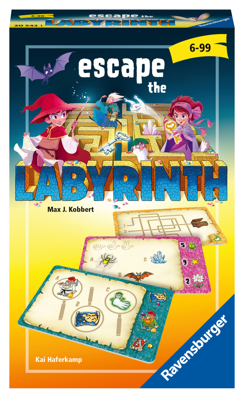 Ravensburger ontsnap uit het labyrinth – coöperatief denkspel – pocketspel – 1-4 spelers – vanaf 5 jaar