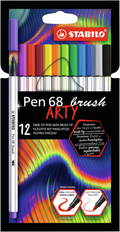 Stabilo pen 68 brush arty 12 stuks