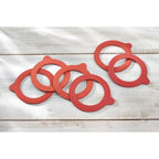 Leifheit 3216 rubberen weckringen 68x94 mm 6 stuks