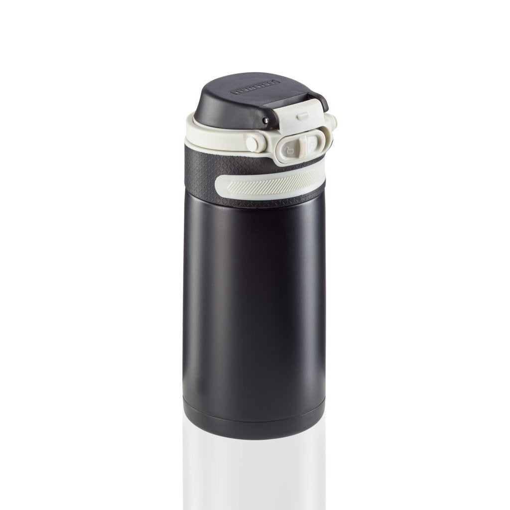 Leifheit 3243 flip isoleerbeker 350 ml zwart