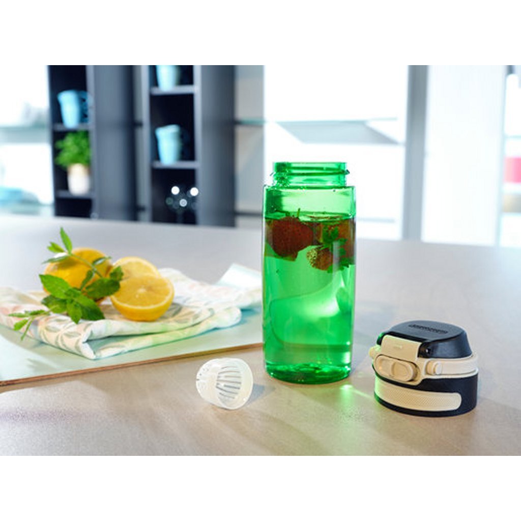 Leifheit 3267 flip tritan drinkfles 550 ml groen