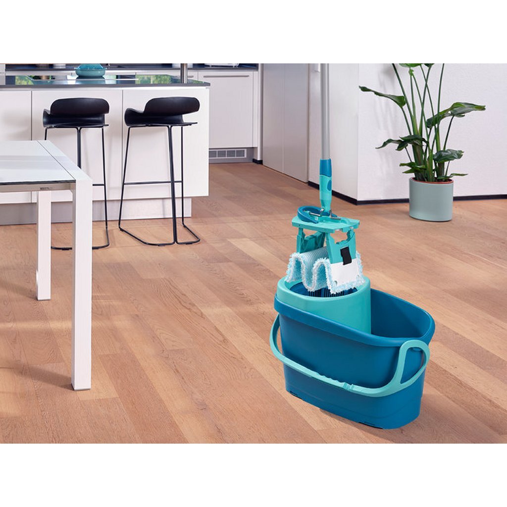 Leifheit vloerwisser clean twist m klittenband ergo - 33 cm dweil set compleet