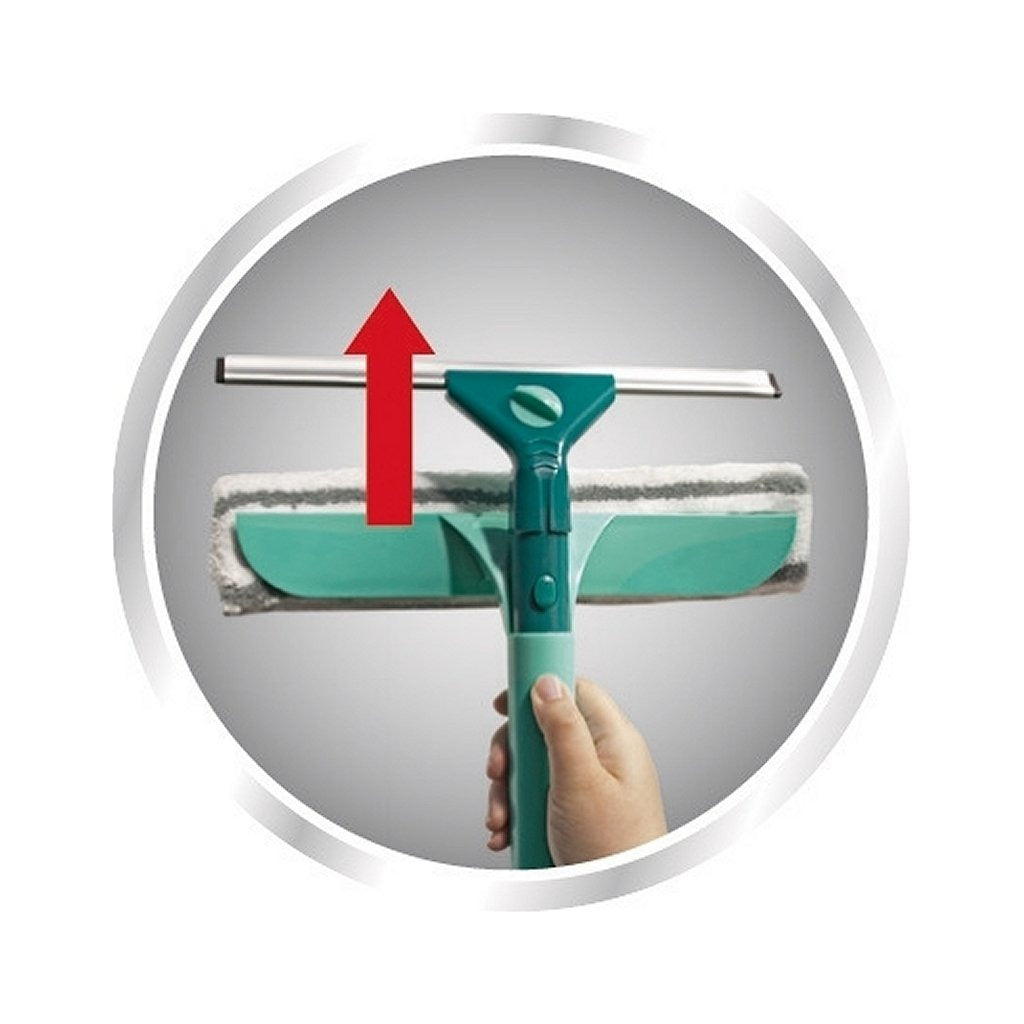 Leifheit classic raamwisser 3-in-1 - met telescoopsteel - 135 cm steellengte