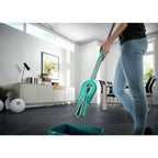 Leifheit picobello vloerwisser m micro duo met telescoopsteel - 33 cm wisbreedte - turqouise - grijs