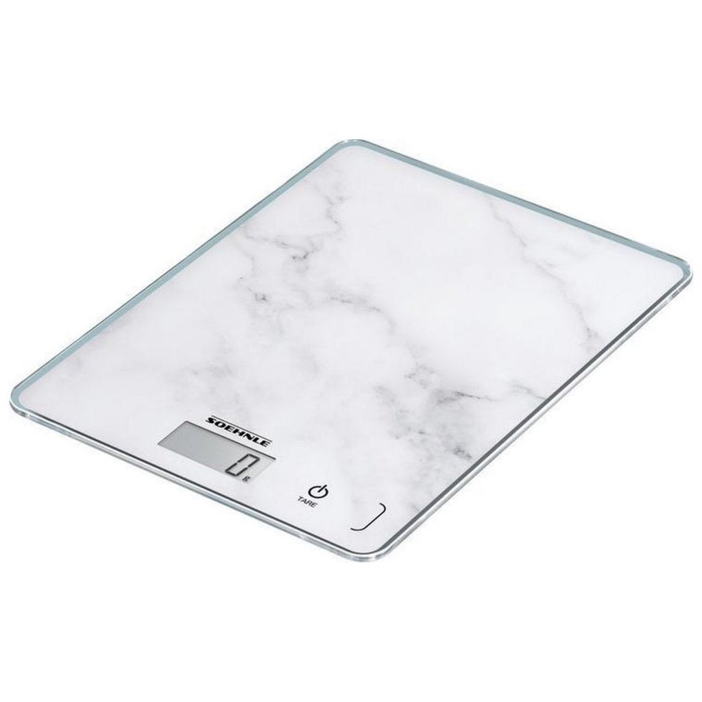 Leifheit - Leifheit Soehnle 61516 compact 300 digitale keukenweegschaal marmer