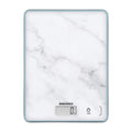 Soehnle keukenweegschaal compact 300 - digitaal - 1 gram nauwkeurig - tot 5 kg - marmerlook - wit