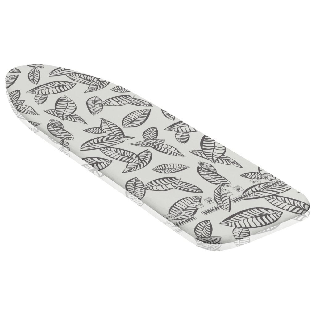 Leifheit - Leifheit strijkplankhoes perfect steam air board express s/m - 125 x 40 cm strijkvlak - 3 mm dikke molton - zwart - wit