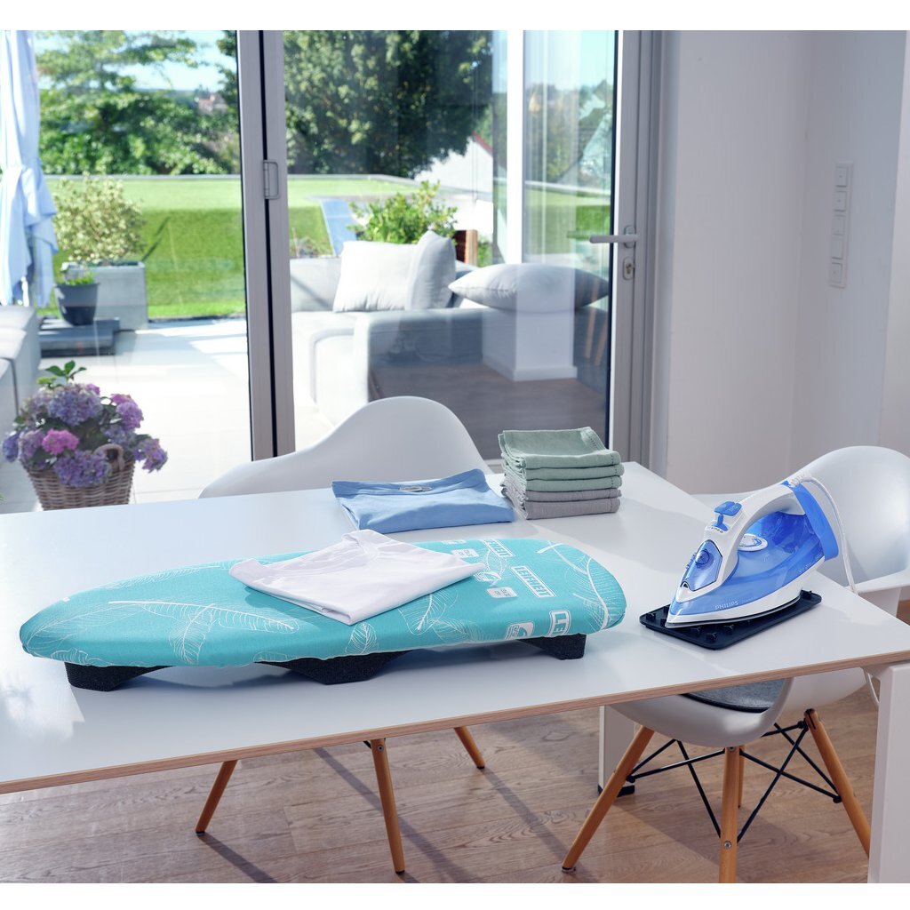 Leifheit tafelstrijkplank airboard compact - turquoise