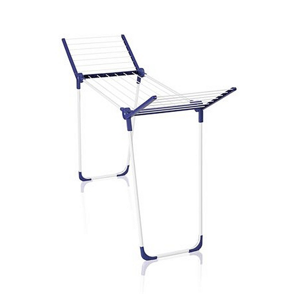 Leifheit 81720 pegasus 120 solid compact droogrek wit blauw