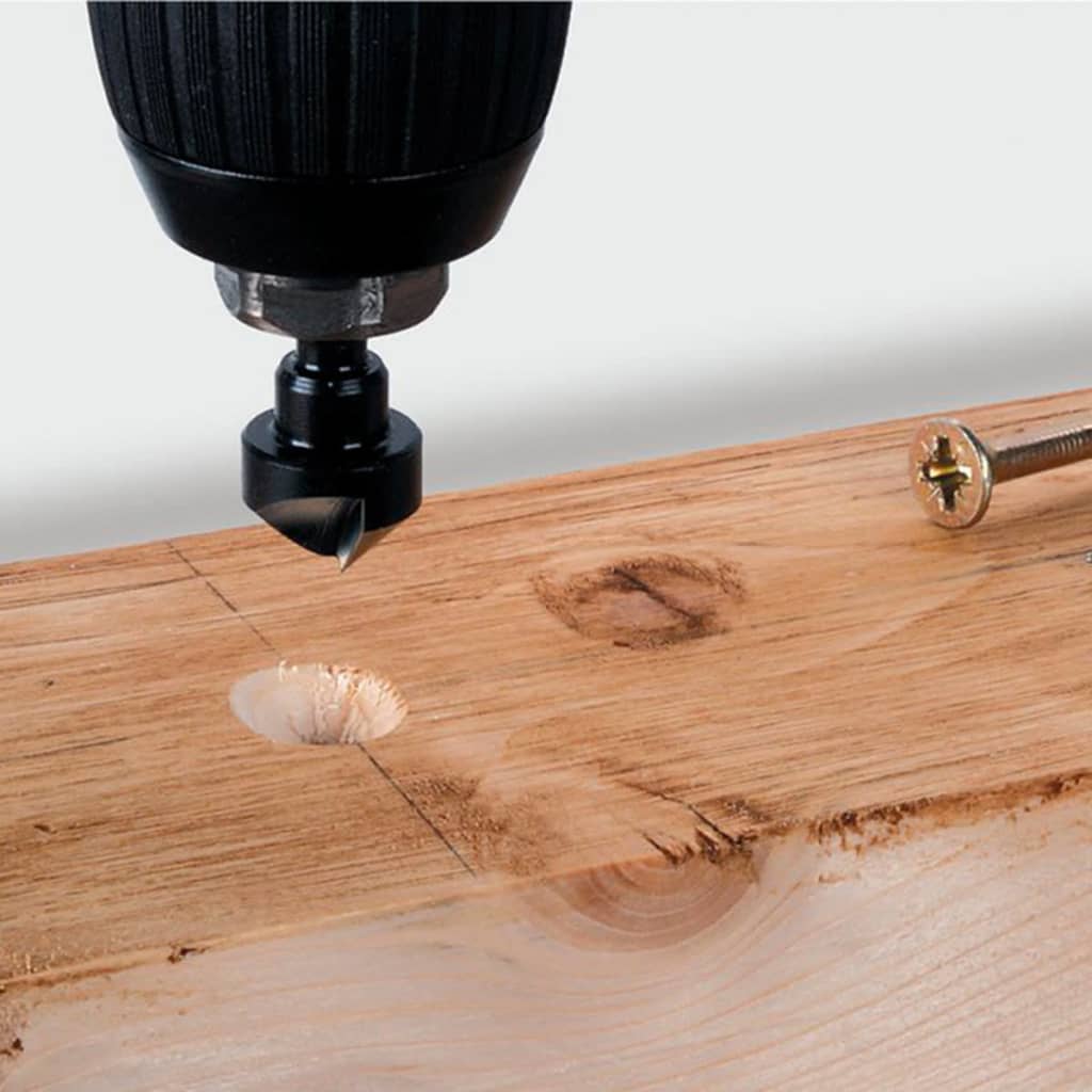 Wolfcraft verzinkboren | ws | 6-kant | ø12, 16, 19mm | 3 stuks - 2584000