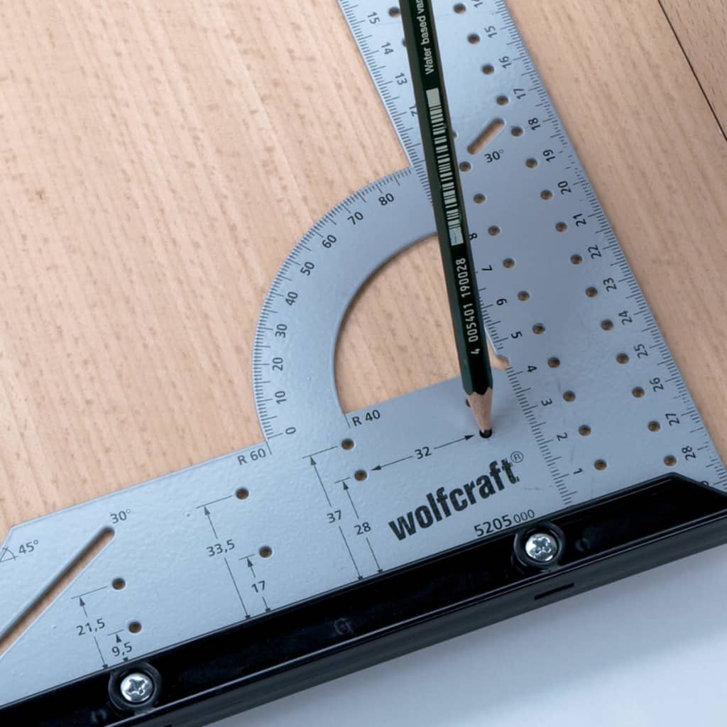 Wolfcraft universele winkelhaak | l 300mm | 1 stuk - 5205000