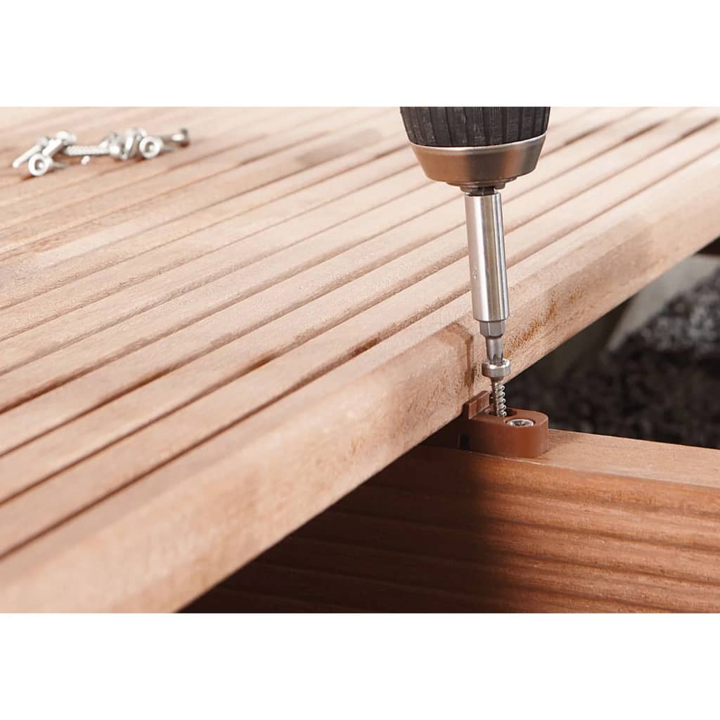 Wolfcraft set verbindingsstukken | terrasdelen verborgen vastschroeven | 700-delig | 1 set - 6974000