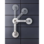 Ridder wandbeugel met zuignappen gebogen premium wit
