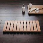 Ridder badkamermat grating nature 72x38 cm hout
