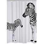Ridder douchegordijn zebra 180x200 cm