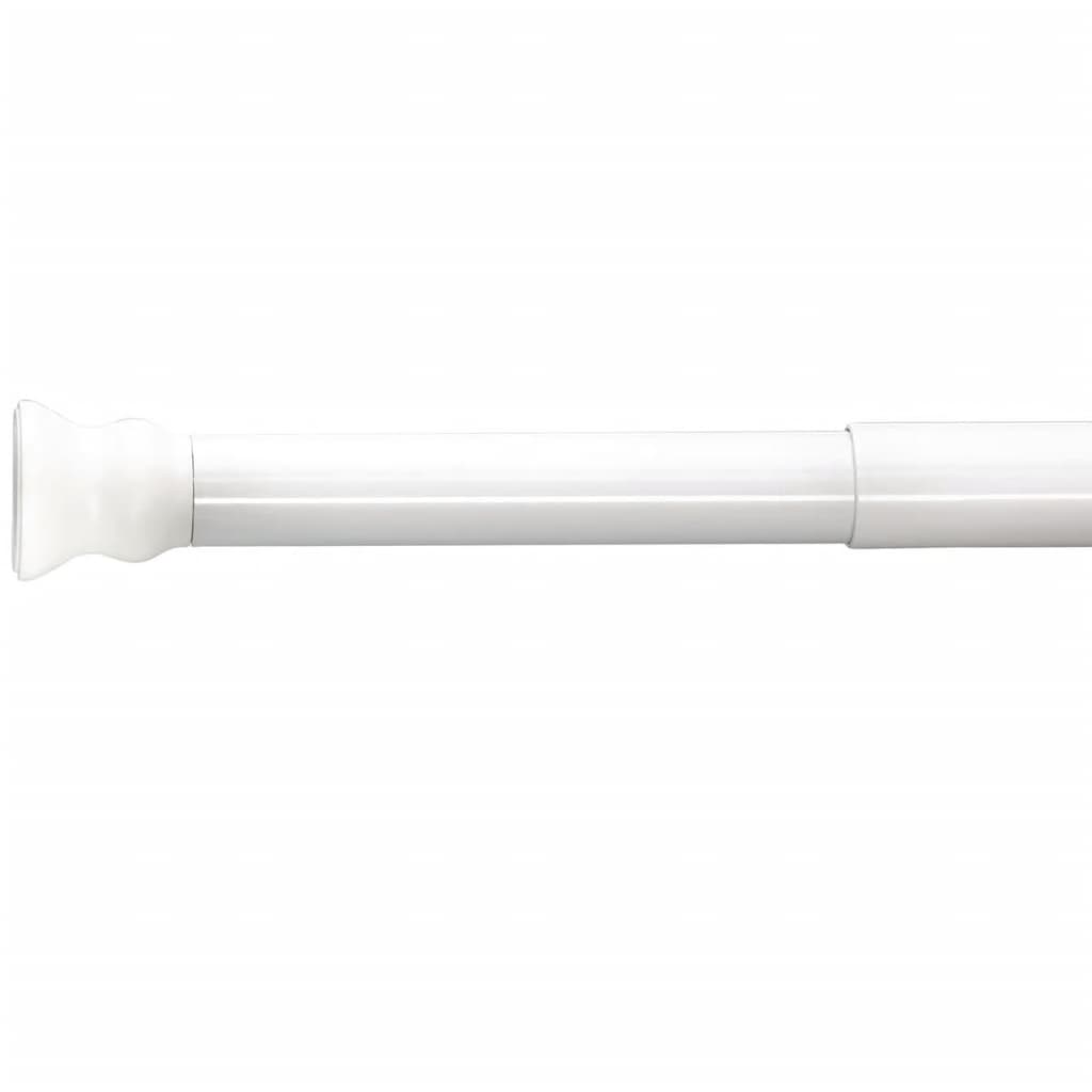 Ridder douchegordijnstang telescopisch 70-115 cm wit 55101