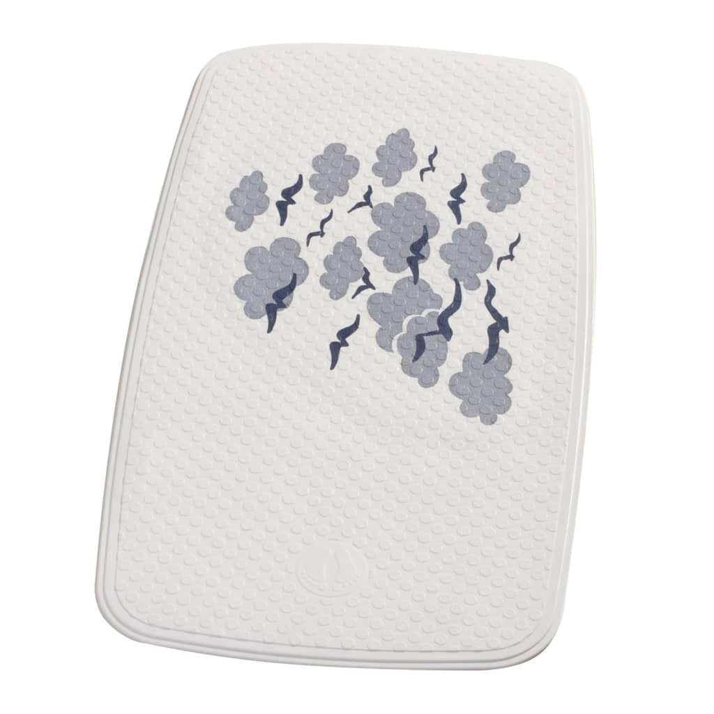Ridder badmat helgoland 38x72 cm wit en blauw