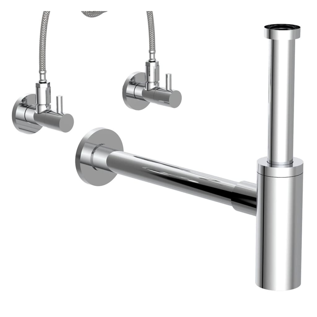 Schutte design wastafel fontein sifon | 5 4 x 32mm | chroom - 98166210 98166210