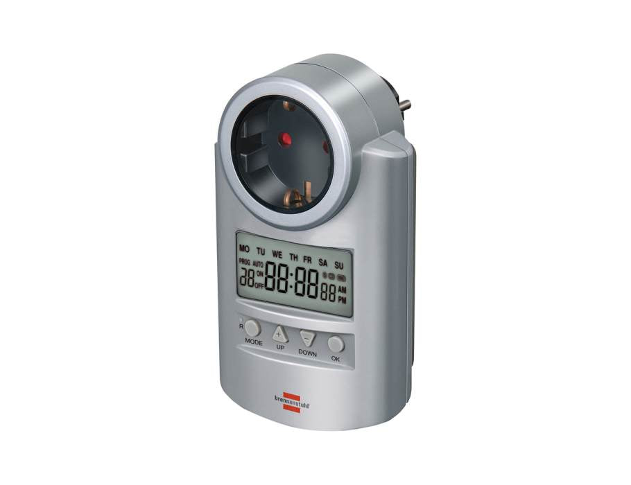 Brennenstuhl weekschakelklok primera-line dt ip44 zilver