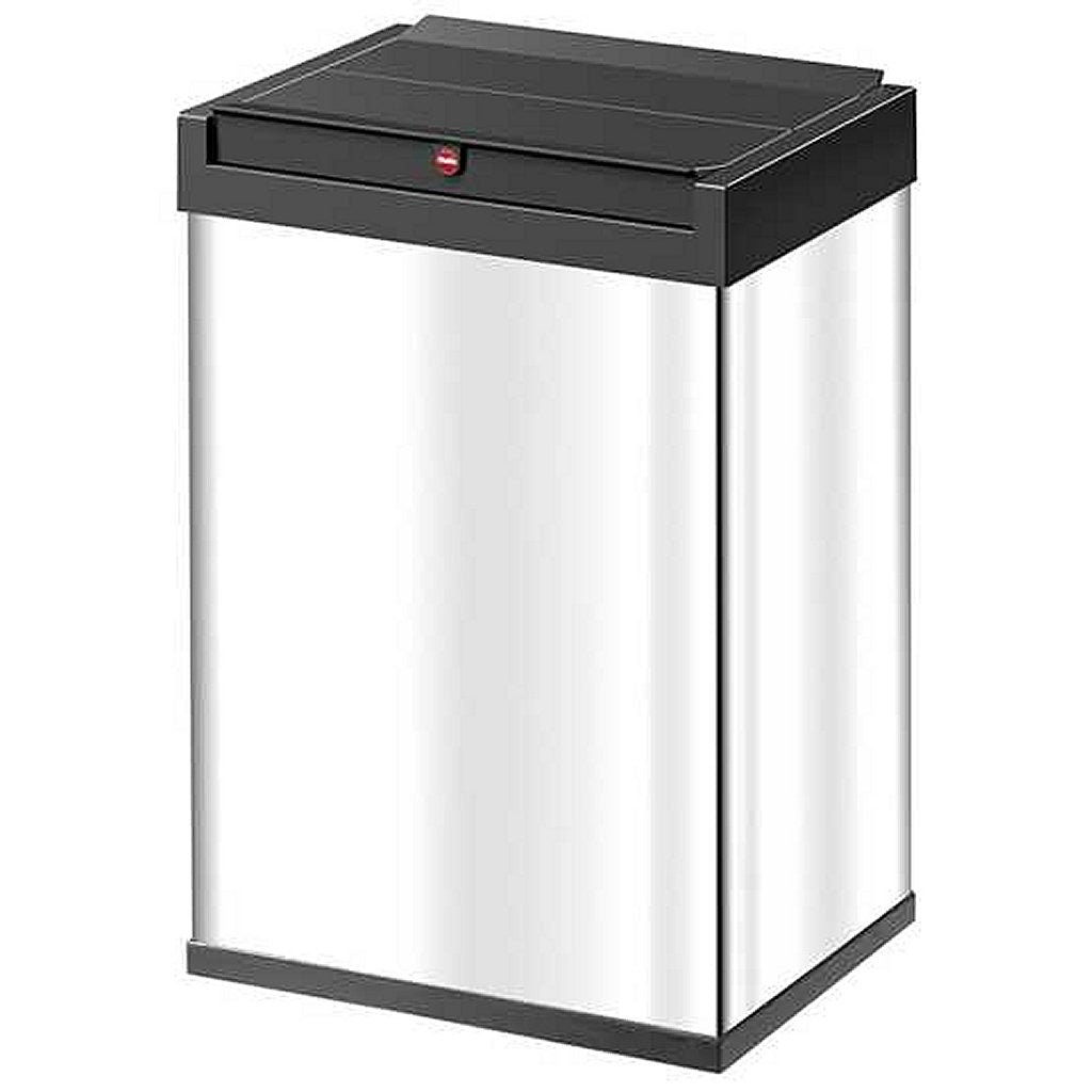 Hailo - Hailo 0840-121 big-box swing l prullenbak 35l zilver/zwart