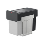 Hailo - Hailo inbouwemmer eco-line trio l 3x10l staal/zwart