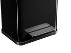 Hailo - Hailo 0622-260 öko duo plus m pedaalemmer 2x 9l zilver/zwart