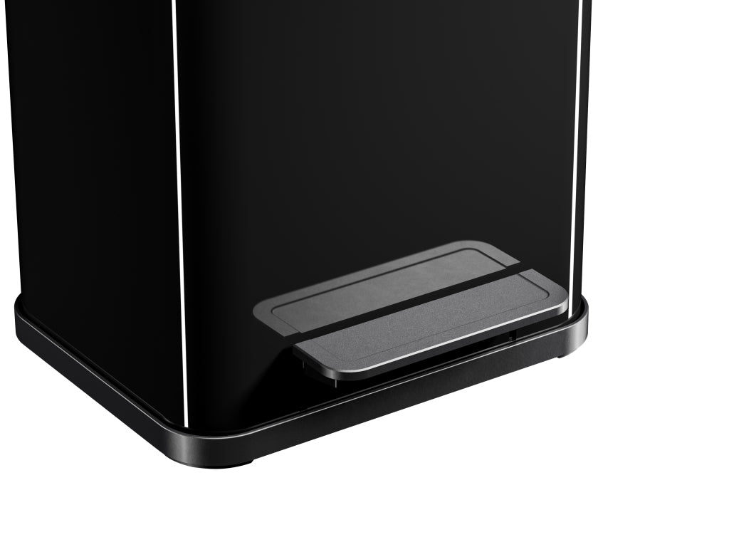 Hailo - Hailo 0622-260 öko duo plus m pedaalemmer 2x 9l zilver/zwart