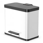Hailo 0633-230 öko trio plus pedaalemmer 3x9l wit