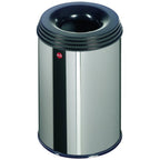 Hailo 0915-022 profiline safe m prullenbak 14l rvs zwart