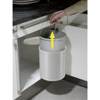 Hailo 3555-001 compact-box m prullenbak 15l wit